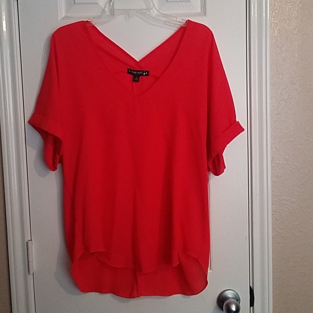 Orange blouse
